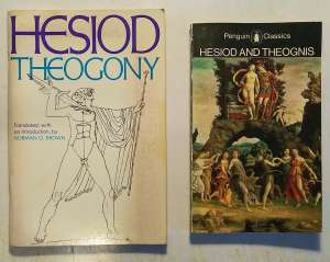 Covers of Hesiod's Theogony, 2 translations